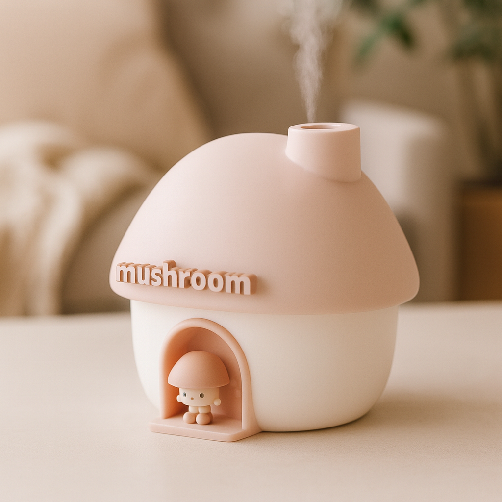 Aroma Diffuser Mushroom House 3-in-1