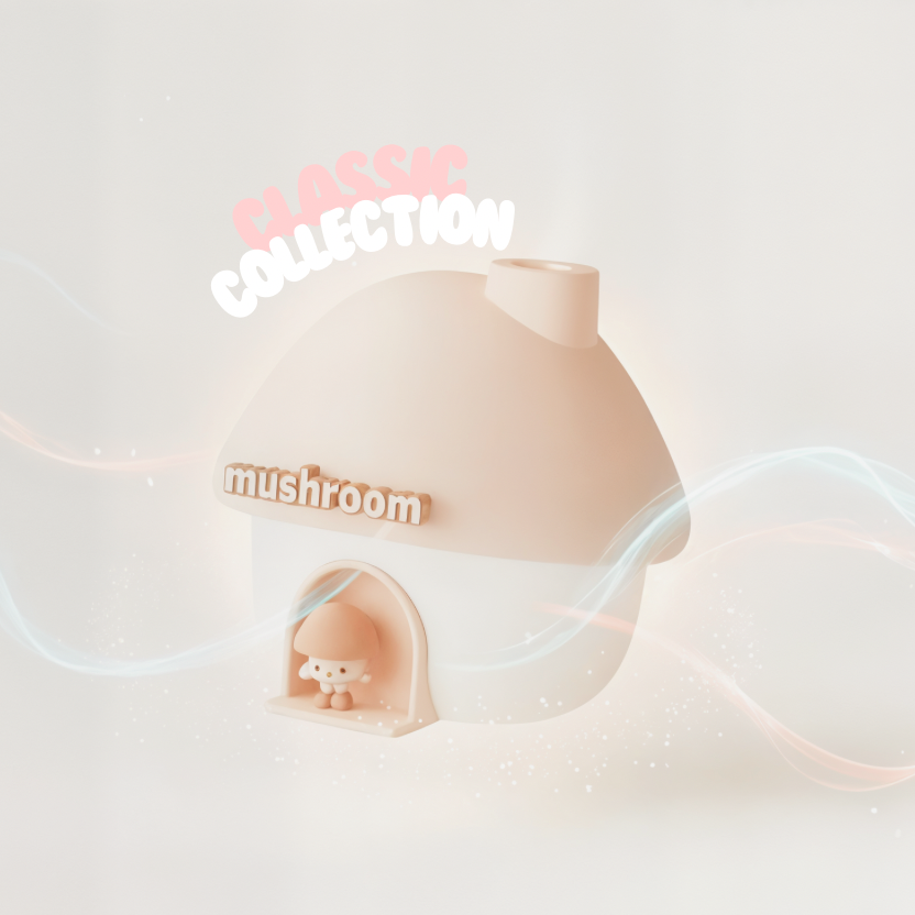 Aroma Diffuser Mushroom House 3-in-1