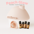 Diffuser Mushroom House 3-in-1 + Sweet Dreams Aromatherapy Oils (Set of 4)